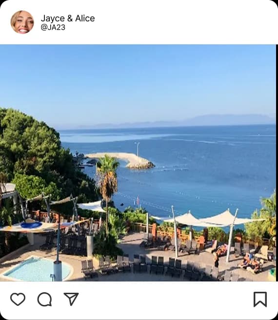 Instagram Beach Post Card